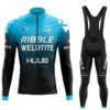 Spring And Autumn New HUUB Team Version Of The Long Sleeved Cycling Suit Suit Quick Dry Breathable Straps Bicycle Clothing