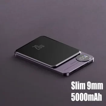 10000mAh Magsafe Magnetic Power Bank PD20W 15W Wireless Fast Charger External Auxiliary Battery Pack For Magsafe iPhone 15 14 13