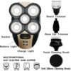 5 In 1 Men Rechargeable Electric Shaver Razor 5 Floating Head Beards