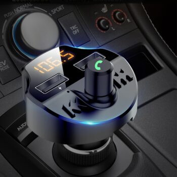 Car FM Transmitter Bluetooth 5.0 Car Mp3 Player Smart Chip T66