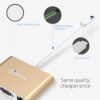 ORICO Aluminum Type-C to VGA/HDMI/RJ45/Type-C/Type-A Converter USB3.1 Gen1 with 2 USB3.0 Ports for Mac(RCNB)