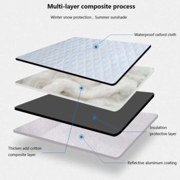 Car Snow Block Front Windshield Cover Anti-Frost Anti-Freeze Sunshade Shade Winter Snow Block Auto Supplies Sunshad