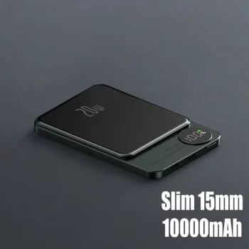 10000mAh Magsafe Magnetic Power Bank PD20W 15W Wireless Fast Charger External Auxiliary Battery Pack For Magsafe iPhone 15 14 13
