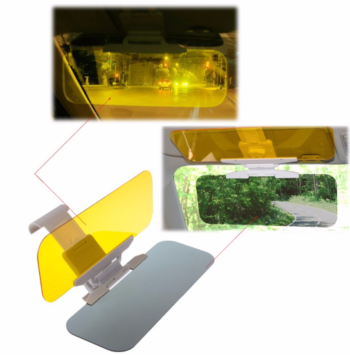 1Pcs Car Sun Visor Easy View HD For Driver Day And Night And Visor Night Vision Goggles Anti-Dazzle Mirror See Clear Visor