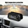 Smart Car TPMS Tire Pressure Monitoring System Solar Power Digital TMPS LCD Display USB Auto Tire Pressure Sensor