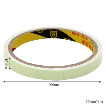 Self-adhesive Luminous Tape DIY Glow In Dark Warning Tape Night Vision Car Sticker Car-styling 10mm*3m