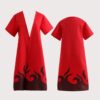 Naruto, the same style, known organization cloak, Japanese anime clothes, anime COSPLY clothes, red cloud robe