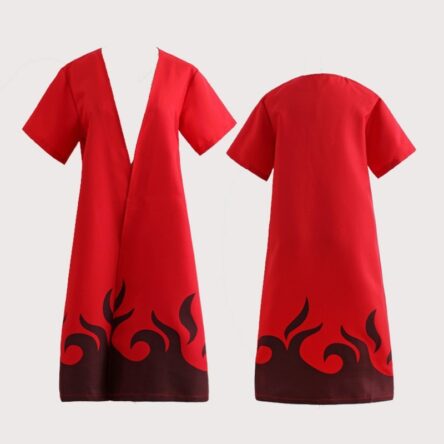 Naruto, the same style, known organization cloak, Japanese anime clothes, anime COSPLY clothes, red cloud robe