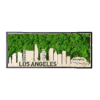 Los Angeles Moss City Silhouette Metal Wall Art Small