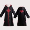 Naruto, the same style, known organization cloak, Japanese anime clothes, anime COSPLY clothes, red cloud robe