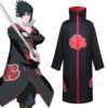 Naruto, the same style, known organization cloak, Japanese anime clothes, anime COSPLY clothes, red cloud robe
