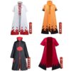 Naruto, the same style, known organization cloak, Japanese anime clothes, anime COSPLY clothes, red cloud robe