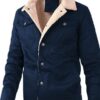New men's plush cotton workwear casual jacket for spring and autumn seasons, men's jacket