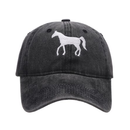 Rose Red Spur Embroidered Baseball Hat Women's Trendy Casual Versatile Duck Tongue Hat Outdoor Sports Sunshade Hat Men