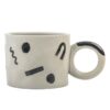 Hand-painted ceramic mugs, coffee cups, milk breakfast cups