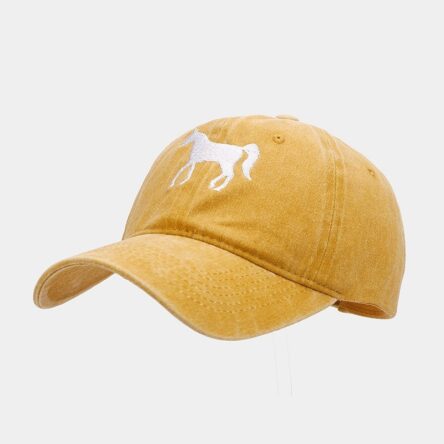 Rose Red Spur Embroidered Baseball Hat Women's Trendy Casual Versatile Duck Tongue Hat Outdoor Sports Sunshade Hat Men