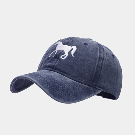 Rose Red Spur Embroidered Baseball Hat Women's Trendy Casual Versatile Duck Tongue Hat Outdoor Sports Sunshade Hat Men