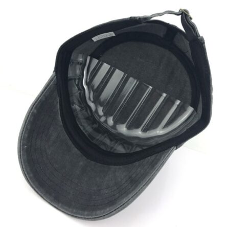 Flat top hat, solid color washed cotton duckbill hat, men's and women's seasonal hat, sunshade hat, casual hat