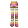 Striped Z-shaped wide leg pants Beach bikini pants