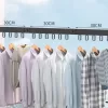 Retractable Cloth Drying Rack Folding Clothes Hanger Wall Mount Indoor Amp Outdoor Space Saving Home Laundry Clothesline