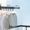 Retractable Cloth Drying Rack Folding Clothes Hanger Wall Mount Indoor Amp Outdoor Space Saving Home Laundry Clothesline