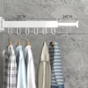 Retractable Cloth Drying Rack Folding Clothes Hanger Wall Mount Indoor Amp Outdoor Space Saving Home Laundry Clothesline