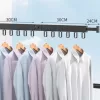 Retractable Cloth Drying Rack Folding Clothes Hanger Wall Mount Indoor Amp Outdoor Space Saving Home Laundry Clothesline
