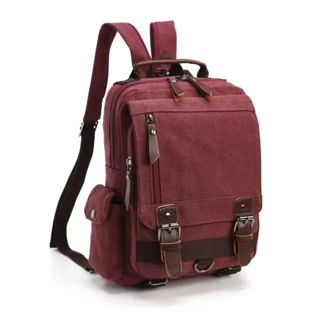 Canvas Multifunctional Back Pack and Shoulder Bag Timeless style