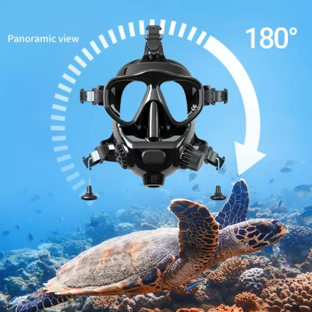 Silicone Full Face Diving Mask Diving Mirror Mask