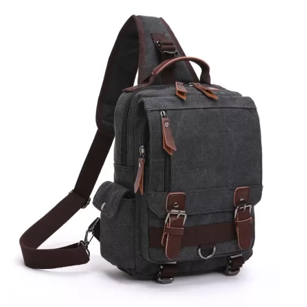 Canvas Multifunctional Back Pack and Shoulder Bag Timeless style