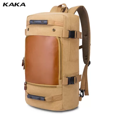 Retro large capacity rucksack backpack multi-functional - Korean Edition