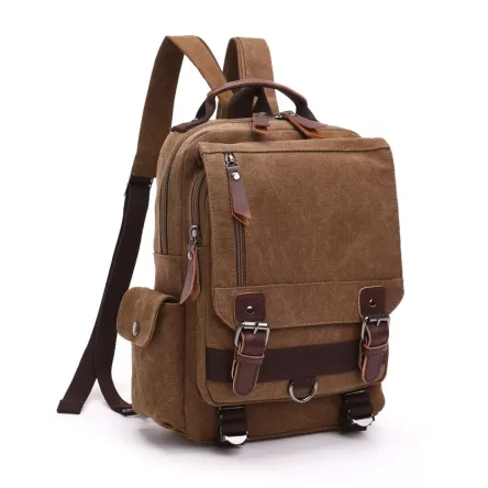 Canvas Multifunctional Back Pack and Shoulder Bag Timeless style