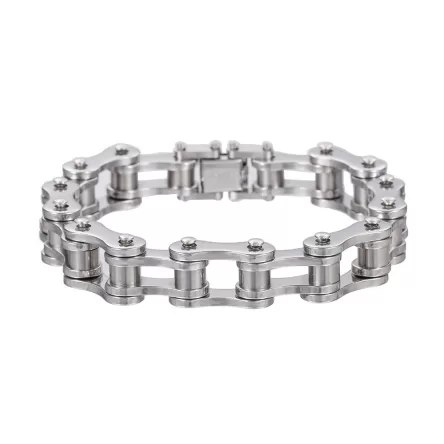 Punk jewelry European and American titanium steel men's bracelet rolling bicycle bracelet stainless steel motorcycle chain non-fading bracelet