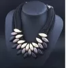 Fashion clavicle chain multi-layer woven fringe women's necklace accessories