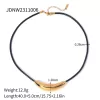Personalized trendy design stainless steel curved tube snake bone chain necklace jewelry