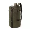 Travel Backpack Canvas Duffel Cylinder Bag Mountaineering Hiking Backpack