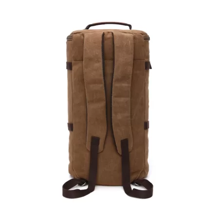 Travel Backpack Canvas Duffel Cylinder Bag Mountaineering Hiking Backpack