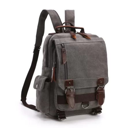 Canvas Multifunctional Back Pack and Shoulder Bag Timeless style