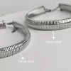 INS Titanium Steel Gypsy Elastic Choker Gold and Silver Necklace