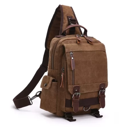 Canvas Multifunctional Back Pack and Shoulder Bag Timeless style