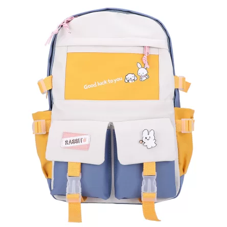 New canvas high school student fresh contrast color