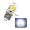 10Pcs Auto Led Cold White