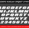 Choose letters and numbers at will Tire letter stickers 3D stereo DIY reflective personalized stickers