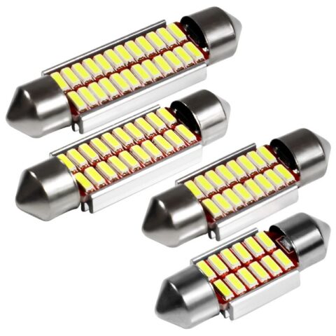 Festoon 31mm 36mm 39mm 42mm LED Bulb Super Bright Auto Interior Doom Lamp Car Styling Light