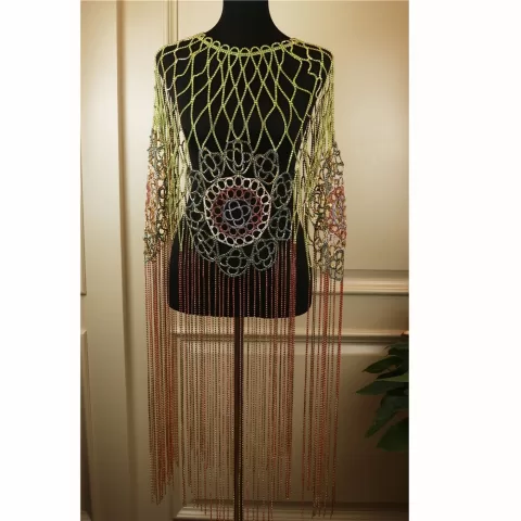 Rave outfits - Super Luxury Hollow Crystal Body Chain Women