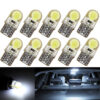 10Pcs Auto Led Cold White