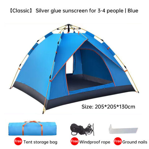 Quick-Deploy Outdoor Tent 3-4 People