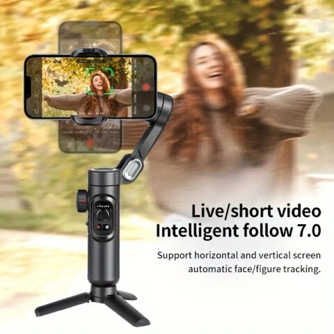 Axis Handheld Stabilizer Foldable for all Smartphone Cellphone Video Record Vlog