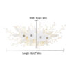 Queenco Gold Bridal Hair Comb Pearl Beads Wedding Hair Accessories