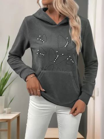 Pearl Butterfly Long Sleeve Hoodie